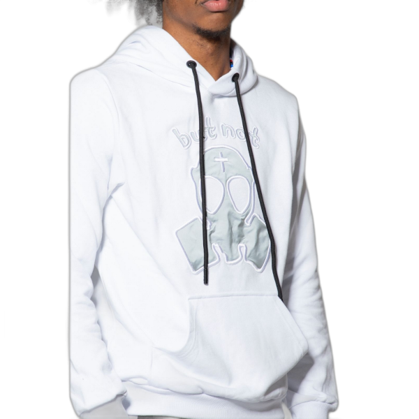 Sudadera ButNot Mascara Ilustracion Blanco ButNot | Sudaderas  - Estilo urbano premium