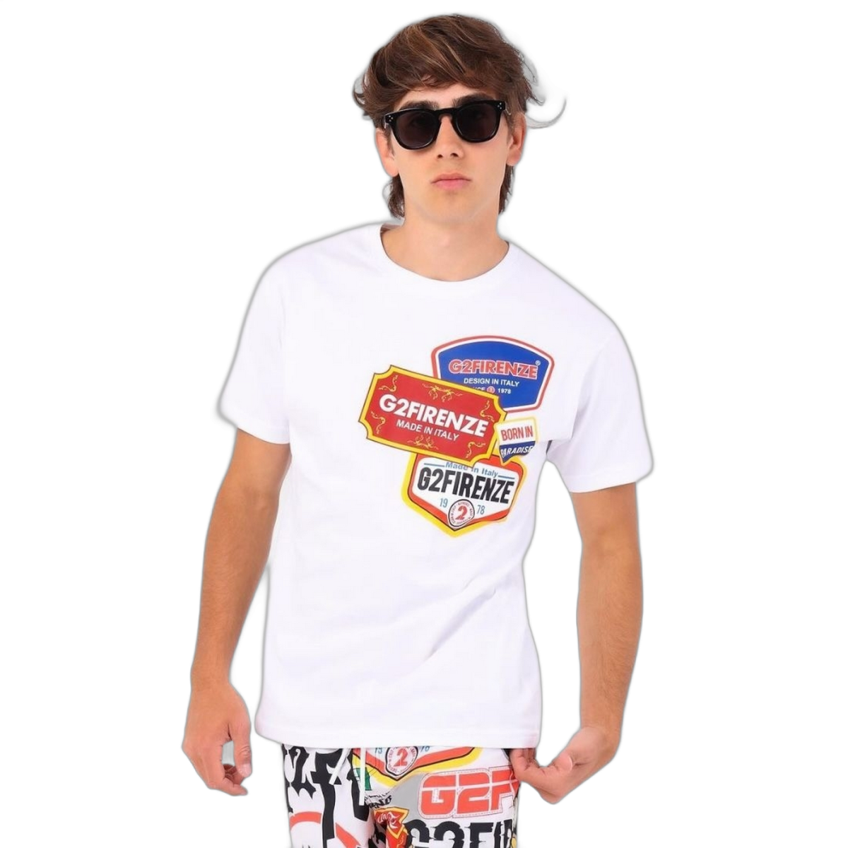 Camiseta G2 Firenze Blanca Shields Basic G2 Firenze | Camisetas  - Estilo urbano premium