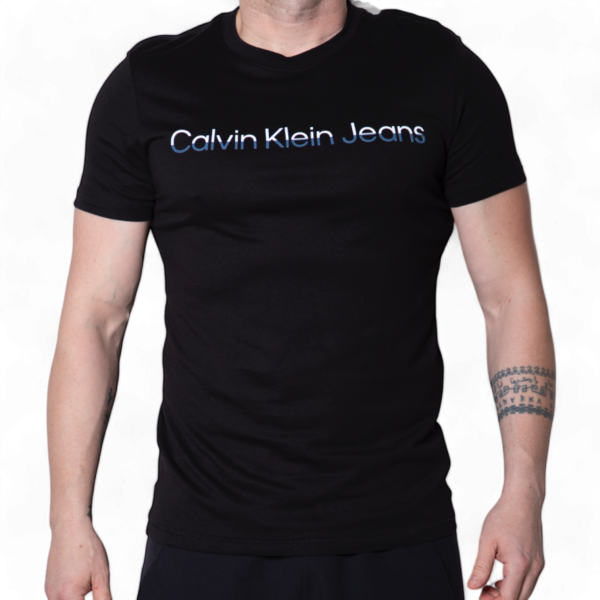 Camiseta Calvin Klein Logo Institutional Negro Calvin Klein | Camisetas  - Estilo urbano premium