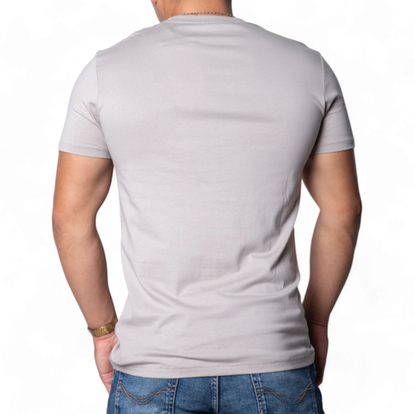 Camiseta Calvin Klein Institutional Logo Gris Calvin Klein | Camisetas  - Estilo urbano premium