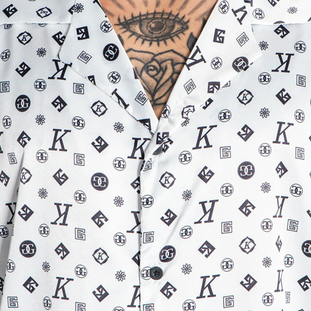 Camisa Gianni Kavanagh de Saten Blanca Gianni Kavanagh | Camisas y Polos  - Estilo urbano premium 2