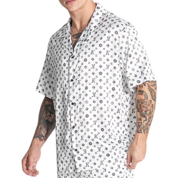 Camisa Gianni Kavanagh de Saten Blanca Gianni Kavanagh | Camisas y Polos  - Estilo urbano premium