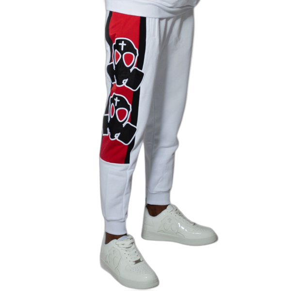 Pantalon ButNot de Felpa Mascara Blanco ButNot | Pantalones  - Estilo urbano premium