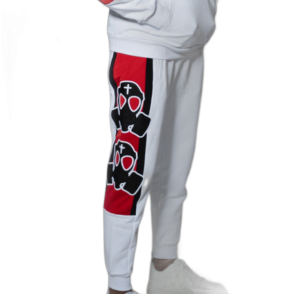 Pantalon ButNot de Felpa Mascara Blanco ButNot | Pantalones  - Estilo urbano premium