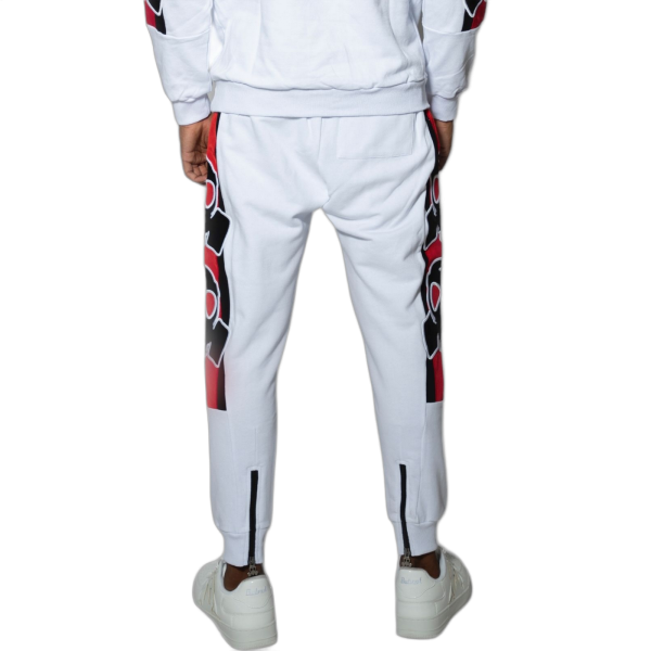 Pantalon ButNot de Felpa Mascara Blanco ButNot | Pantalones  - Estilo urbano premium