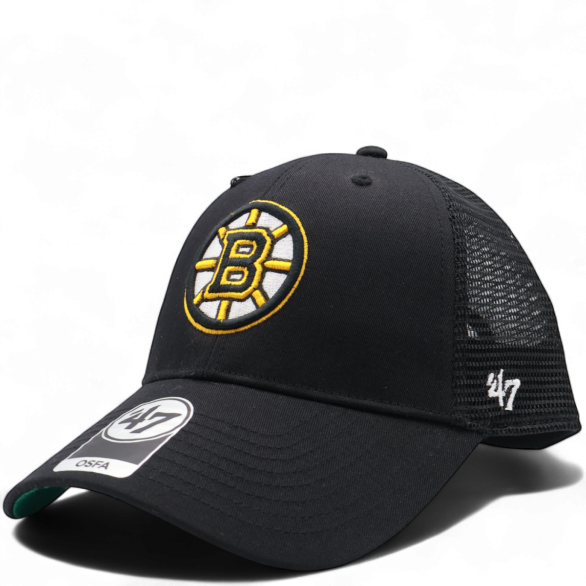 Gorra 47 Brand NHL Boston Bruins Negro – Estilo Deportivo y Urbano