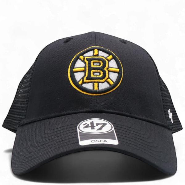 Gorra 47 Brand NHL Boston Bruins Negro – Estilo Deportivo y Urbano