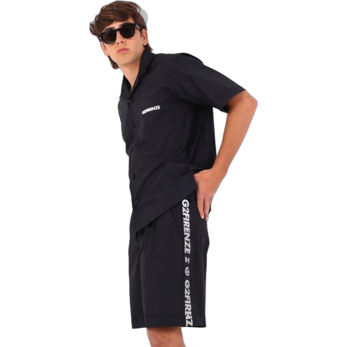 Pantalon Corto G2 Firenze Negra Micro Iniezione G2 Firenze | Short  - Estilo urbano premium