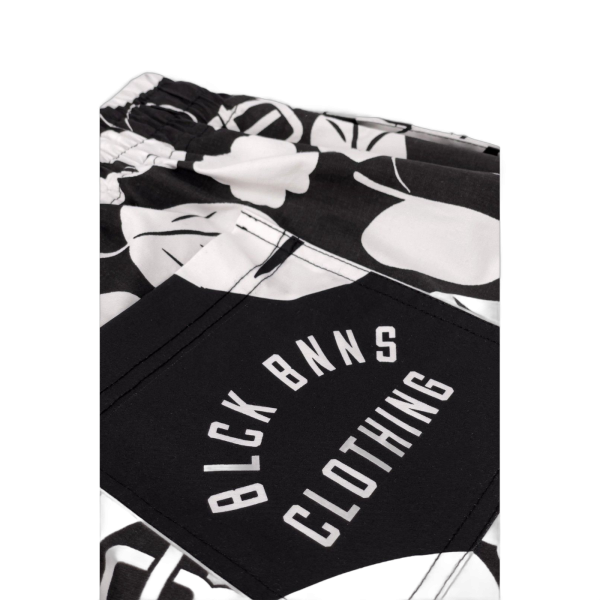 Short Black Bananas Bohemian Culote Negro y Blanco Black Bananas | Short  - Estilo urbano premium