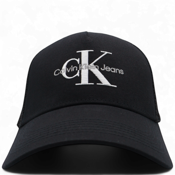 Gorra Calvin Klein Monologo Jeans Negro | Moderna y Urbana