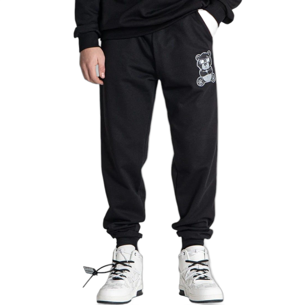 Pantalon de Chandal Gianni Kavanagh Mad Bear Negro Gianni Kavanagh | Pantalones  - Estilo urbano premium