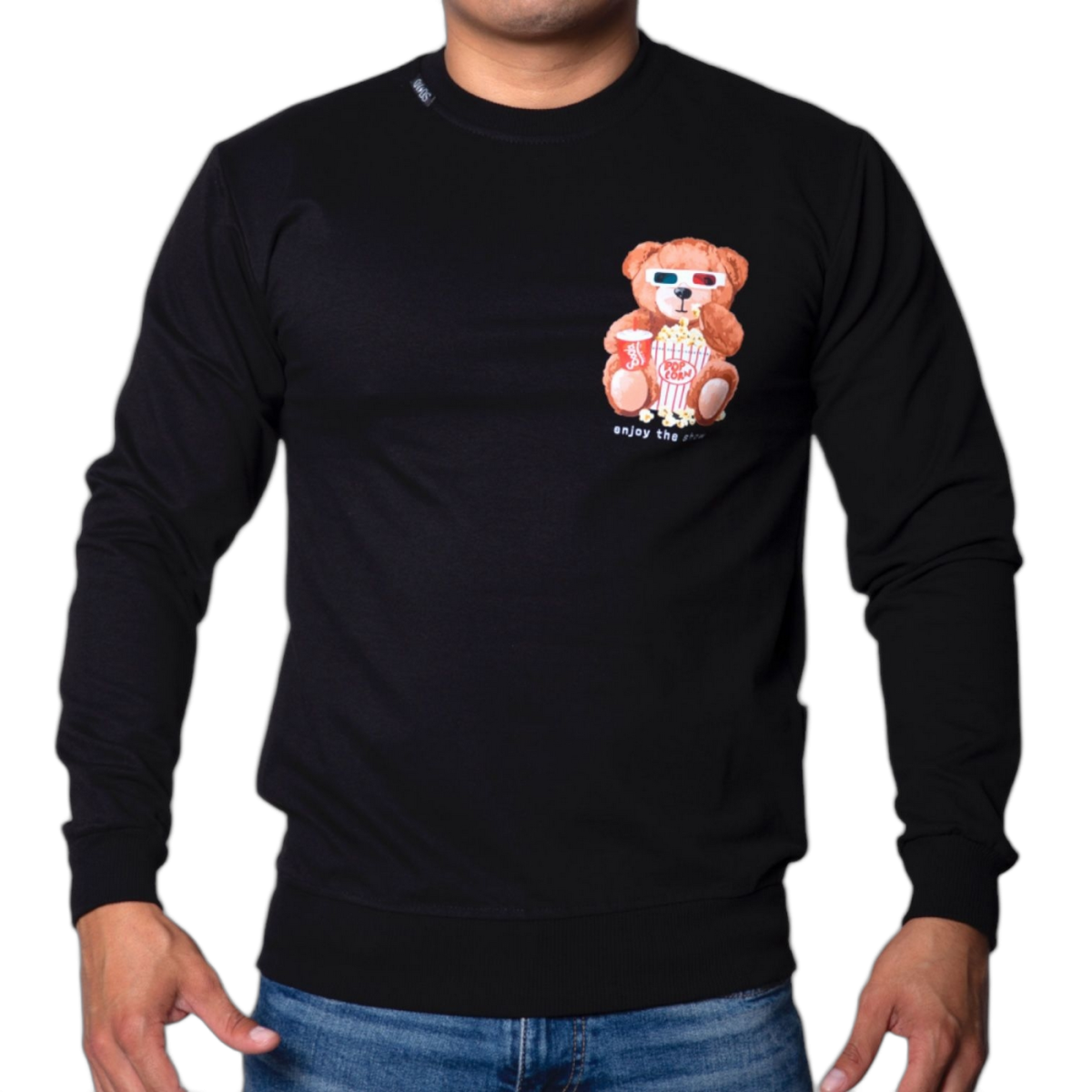 Sudadera OVDS Osito Sit Back Negra Ovds overdose | Sudaderas  - Estilo urbano premium 2