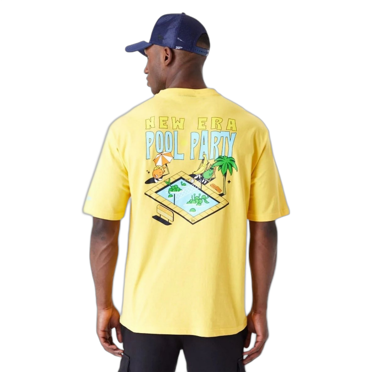 Camiseta New Era Amarilla Oversized Pool Party New Era | Camisetas  - Estilo urbano premium 2
