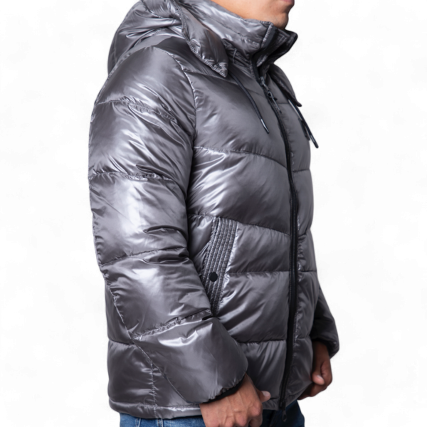 Plumífero con Capucha Antony Morato Gris Mate Shioze con relleno Sintético Antony Morato | Abrigos y Chaquetas Hombre  - Esti...