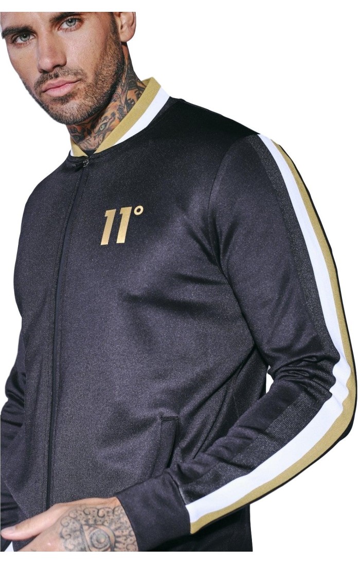 11 degrees black tracksuit